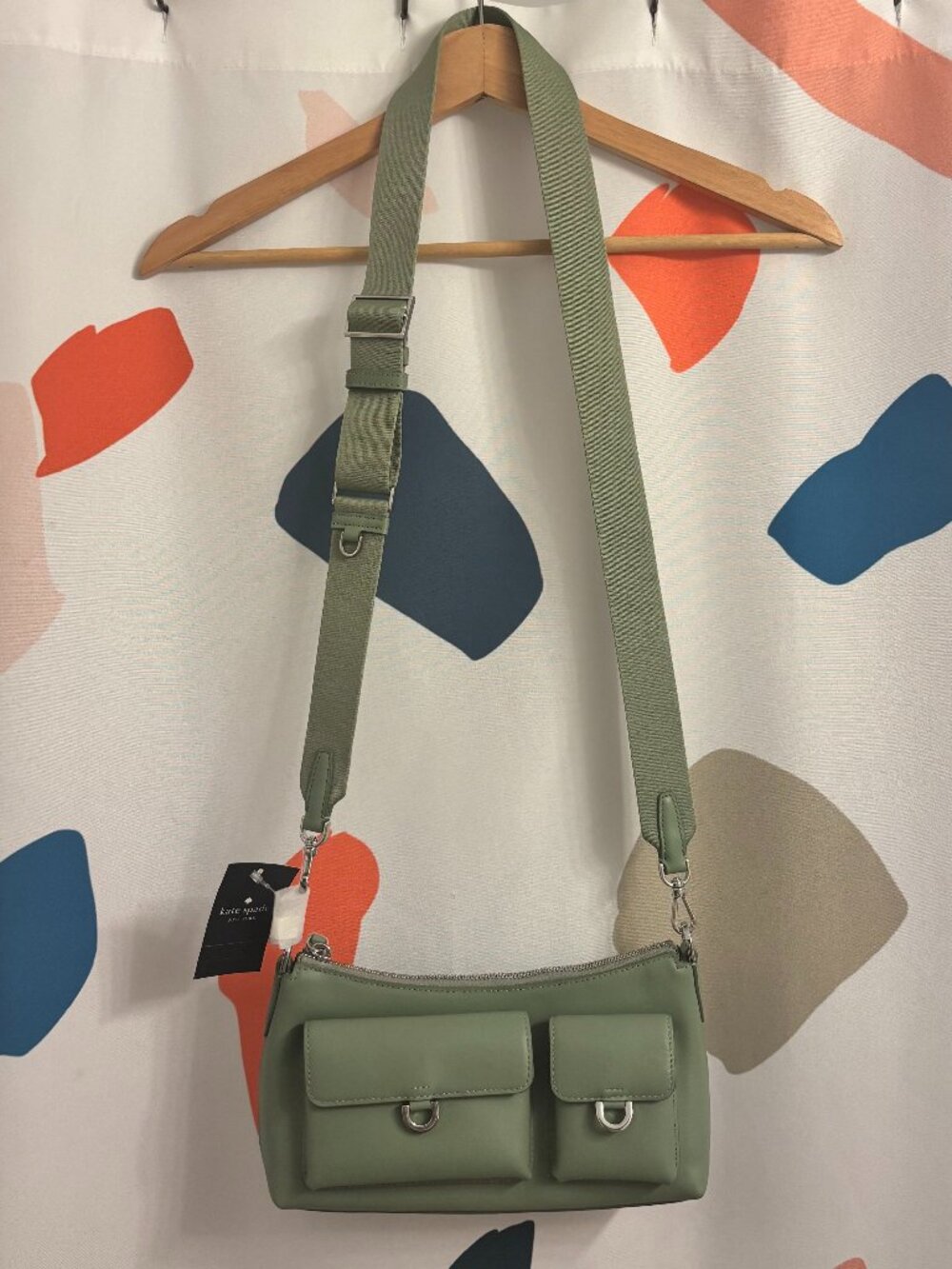 Kate Spade Outlet Cargo Crossbody in Balsam Green